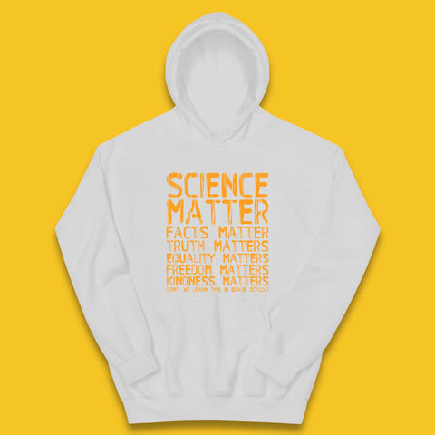 Science Matters Facts Matters Kids Hoodie