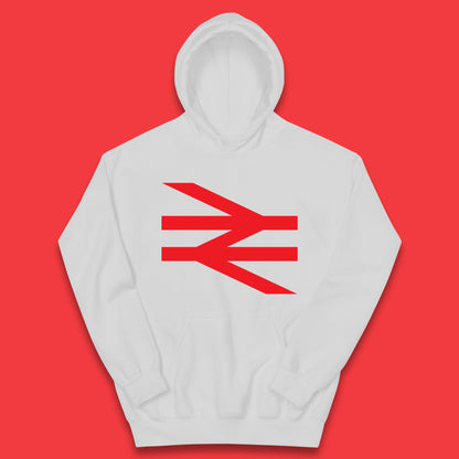 British Rail Union Jack Logo Trains Trainspotter Train Nationalisation Britain Uk Labour Politics Kids Hoodie