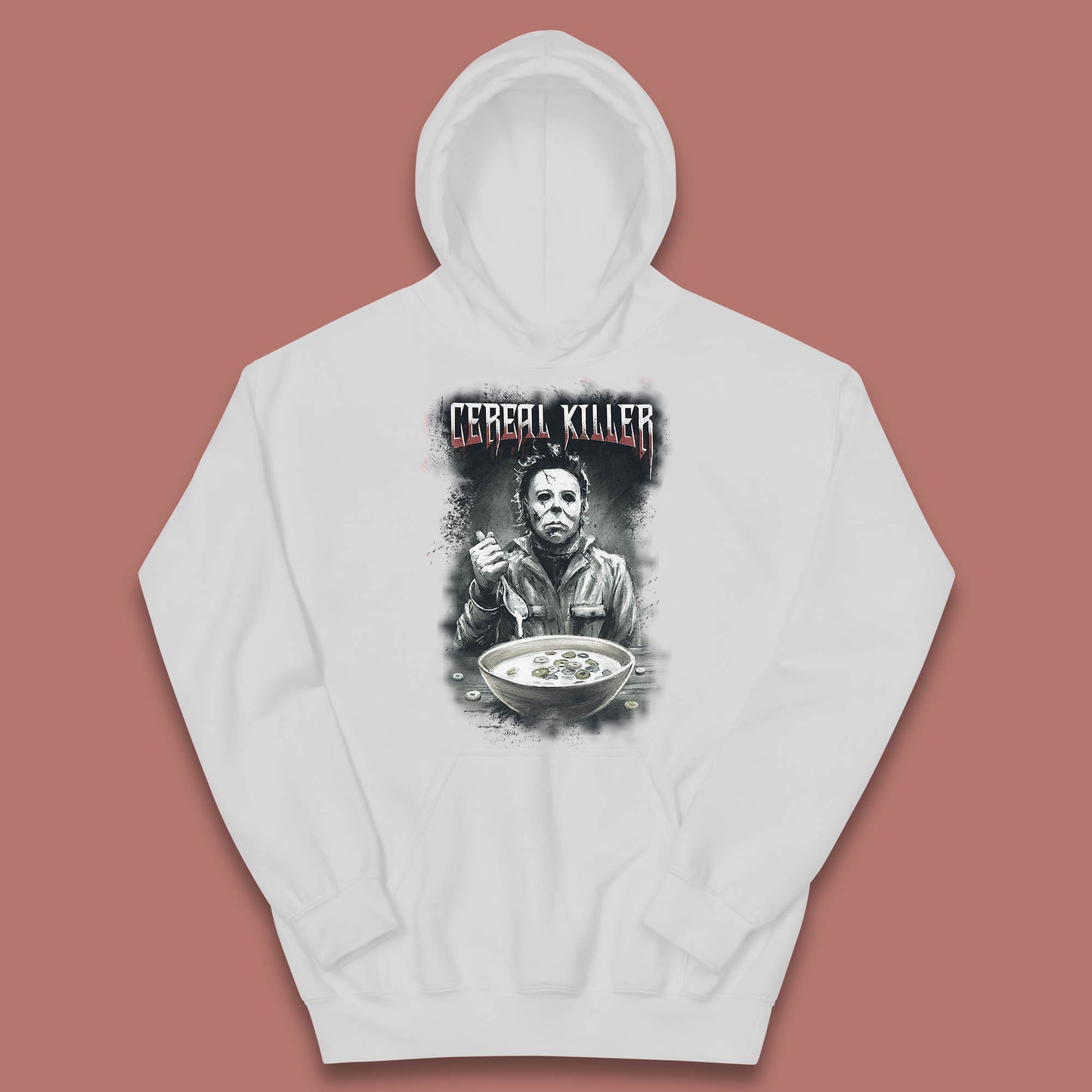 Michael Myers Cereal Killer Halloween Serial Killer Horror Movie Character Kids Hoodie