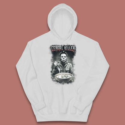 Michael Myers Cereal Killer Halloween Serial Killer Horror Movie Character Kids Hoodie