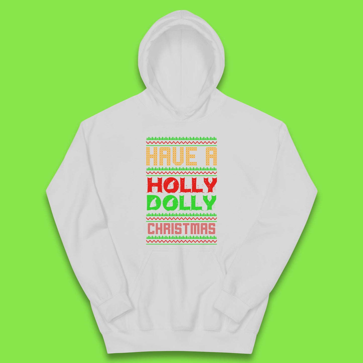holly dolly christmas hoodie