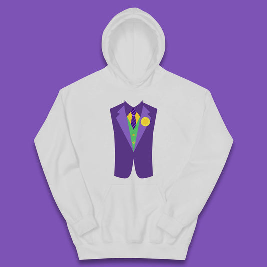 Funny Tuxedo Mardi Gras Tux Party Celebration Costume Kids Hoodie