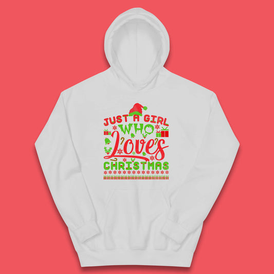 just a girl who loves christmas hoodie