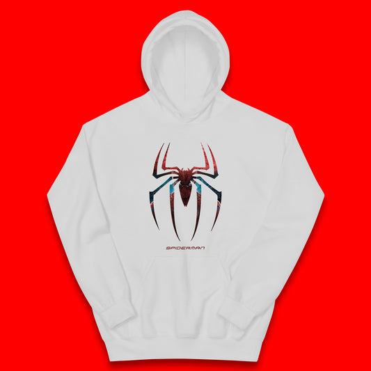 Spiderman Logo Amazing Spider Man  Marvel Comics Character Superhero Marvel Avengers Spiderman Kids Hoodie