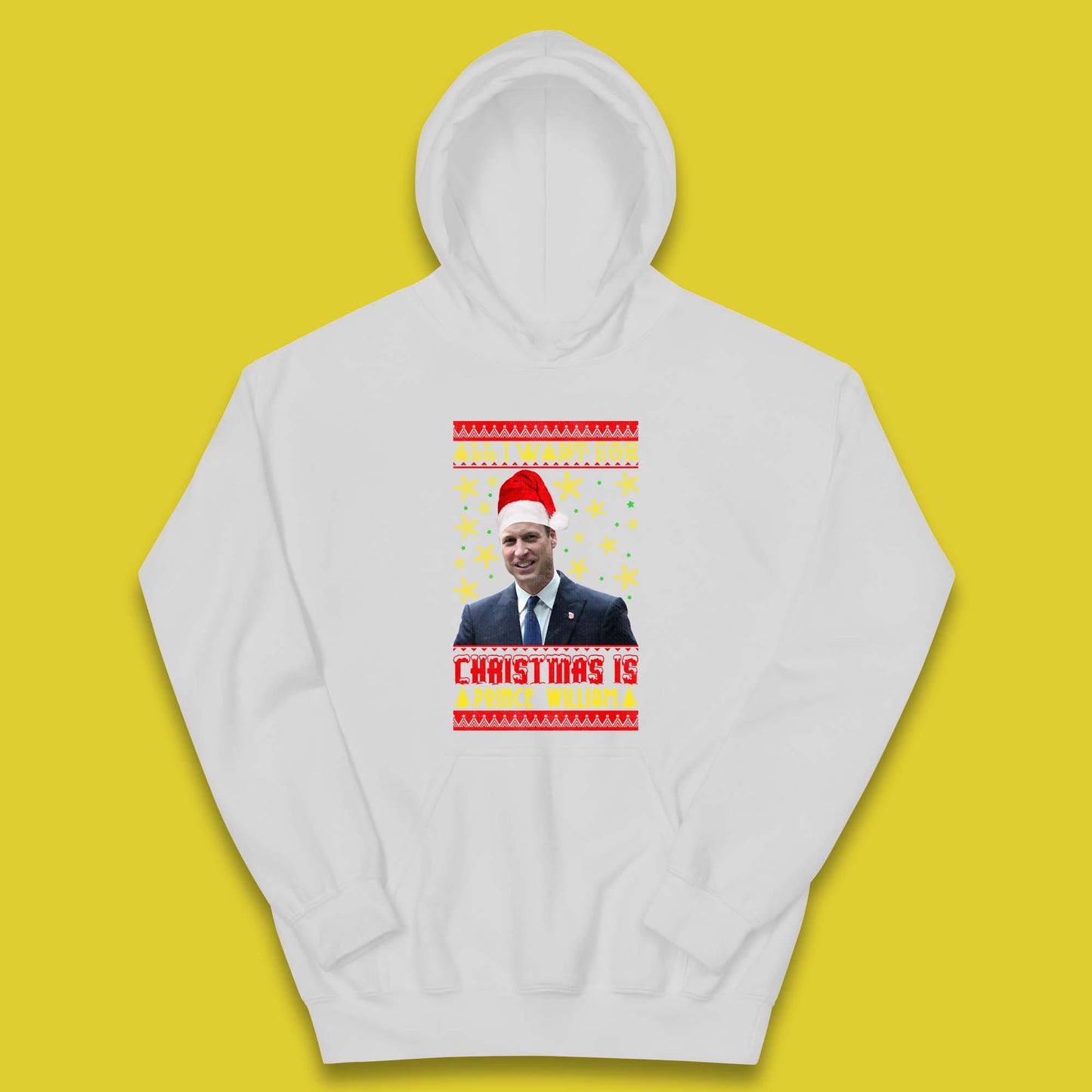 Want Prince William For Christmas Kids Hoodie
