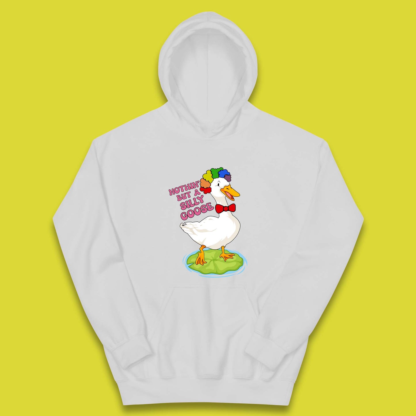 Nothin But A Silly Goose Kids Hoodie