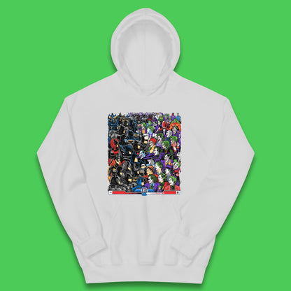 Bats VS Clowns DC Comics Batmans VS Joker Clowns Fighting Spoof Supervillain Comic Book Character Kids Hoodie