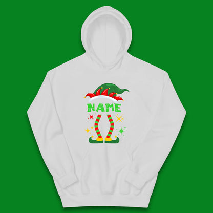 Personalised Elf Christmas Kids Hoodie