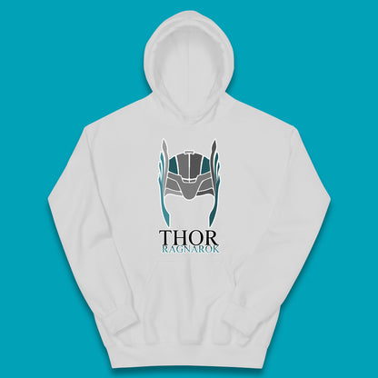 Thor Ragnarok Marvel Avenger Thor Helmet Superhero Movie Character Thor Helmet Ragnarok Kids Hoodie