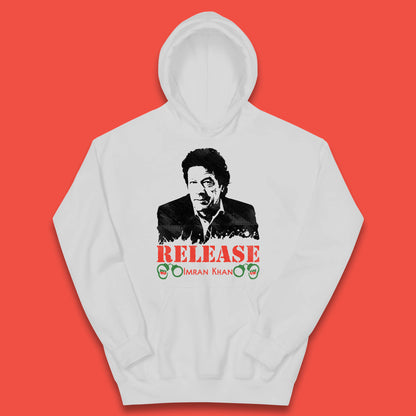 Release Imran Khan Prisoner No 804 Behind You Skipper Stand With Imran Khan Pakistan Pride Of Nation Kids Hoodie
