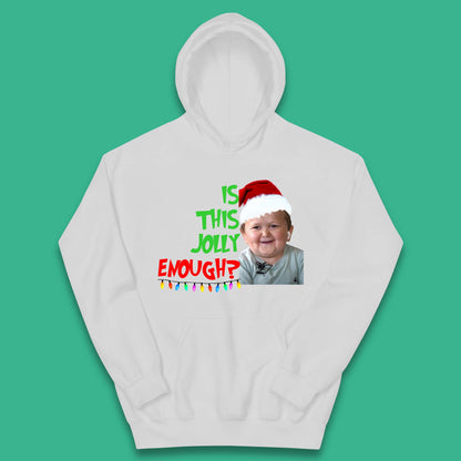 Jolly Enough Hasbulla Christmas Kids Hoodie