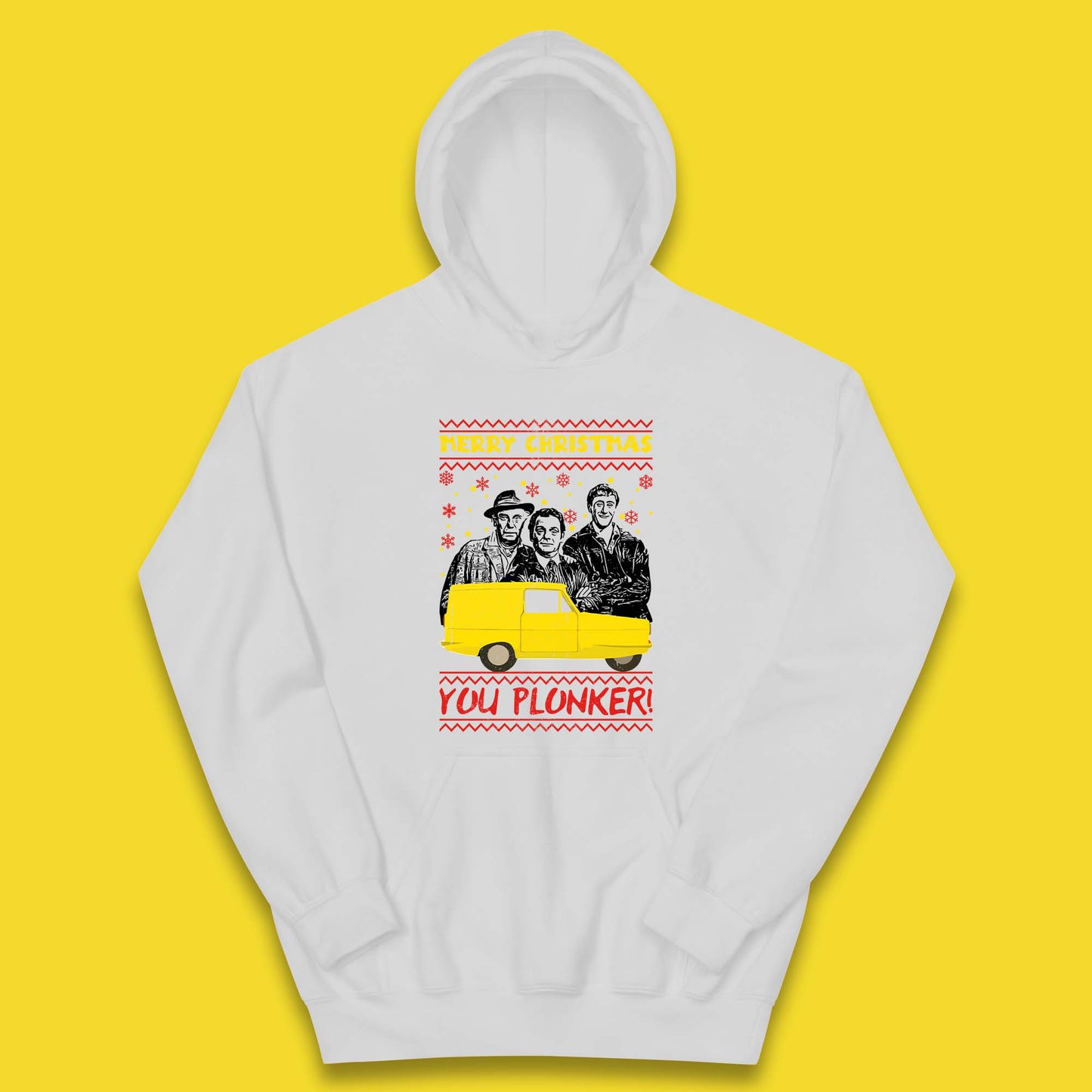 Merry Christmas You Plunker Kids Hoodie