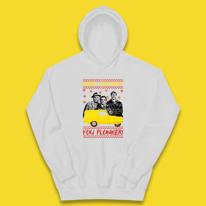 Merry Christmas You Plunker Kids Hoodie