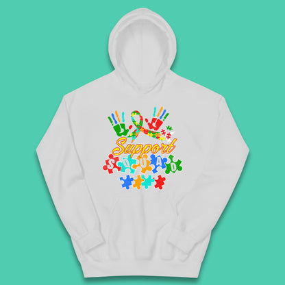 Autism Support Squad Kids Hoodie