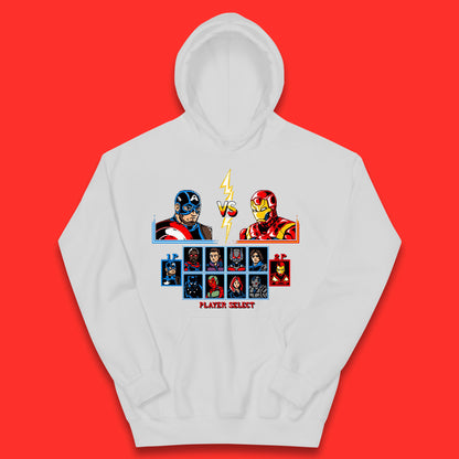 Captain America VS Iron Man Marvel Avengers Superheros Movie Character Panther Widow Thor Kids Hoodie