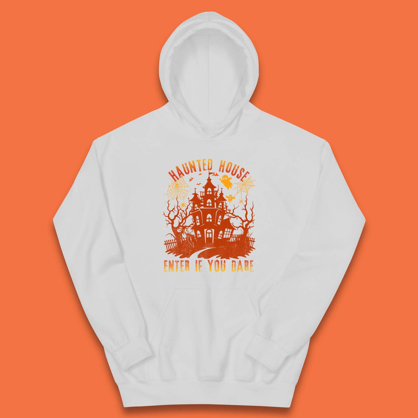 Haunted House Enter If You Dare Scary Halloween Nightmare House Spooky Season Halloween Party Kids Hoodie