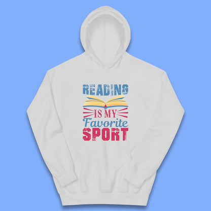 Reading Is My Favorite Sport Kids Hoodie