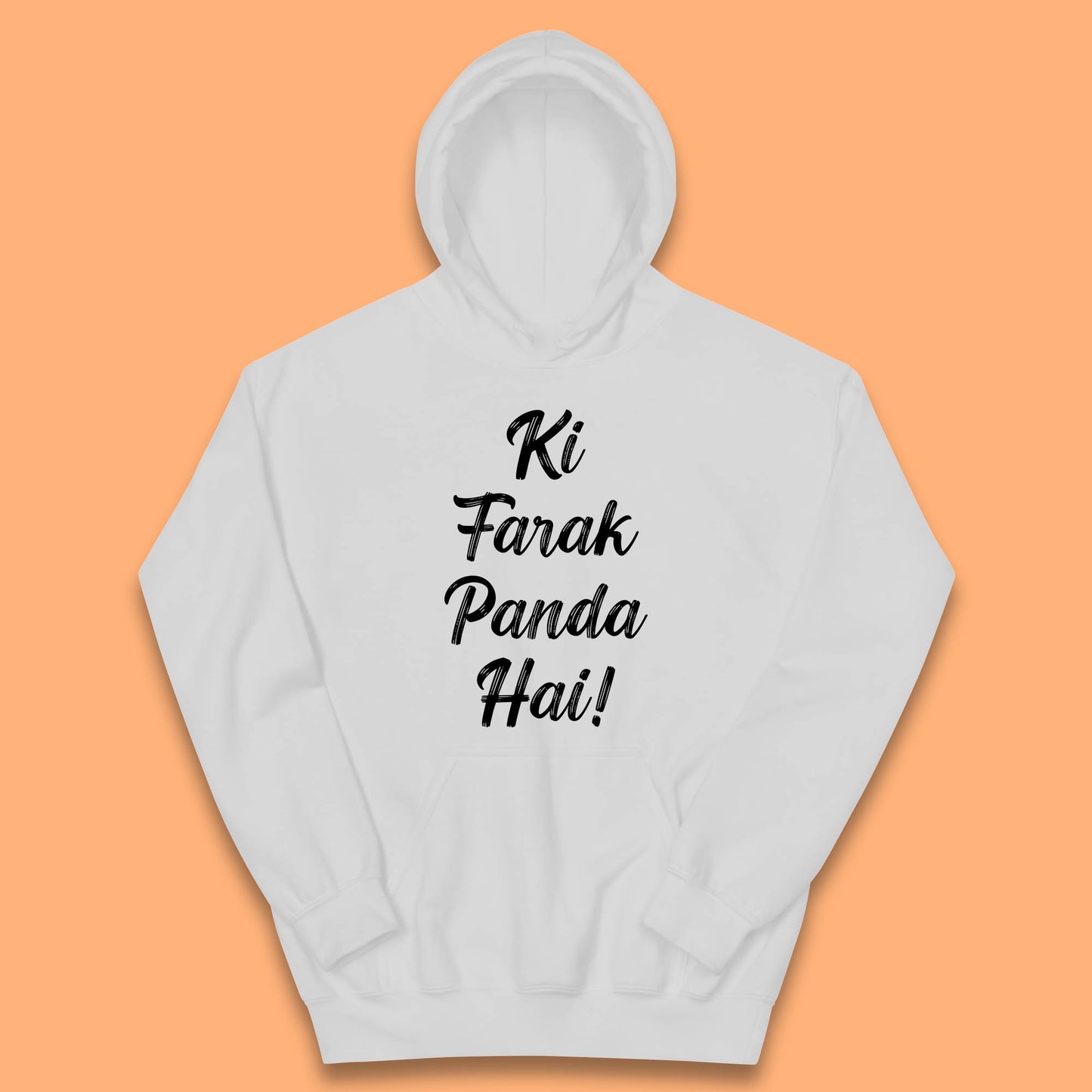 Ki Farak Panda Hai Funny Humorous Novelty Panda Parody Gift Kids Hoodie