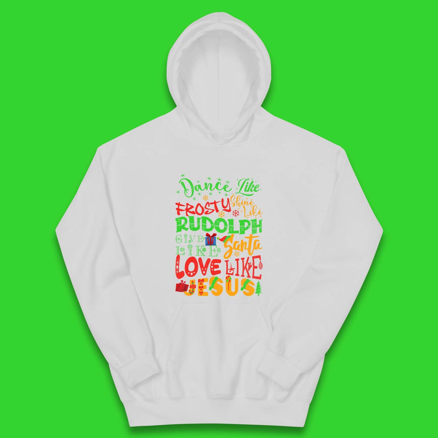 Dance Like Frosty Christmas Kids Hoodie