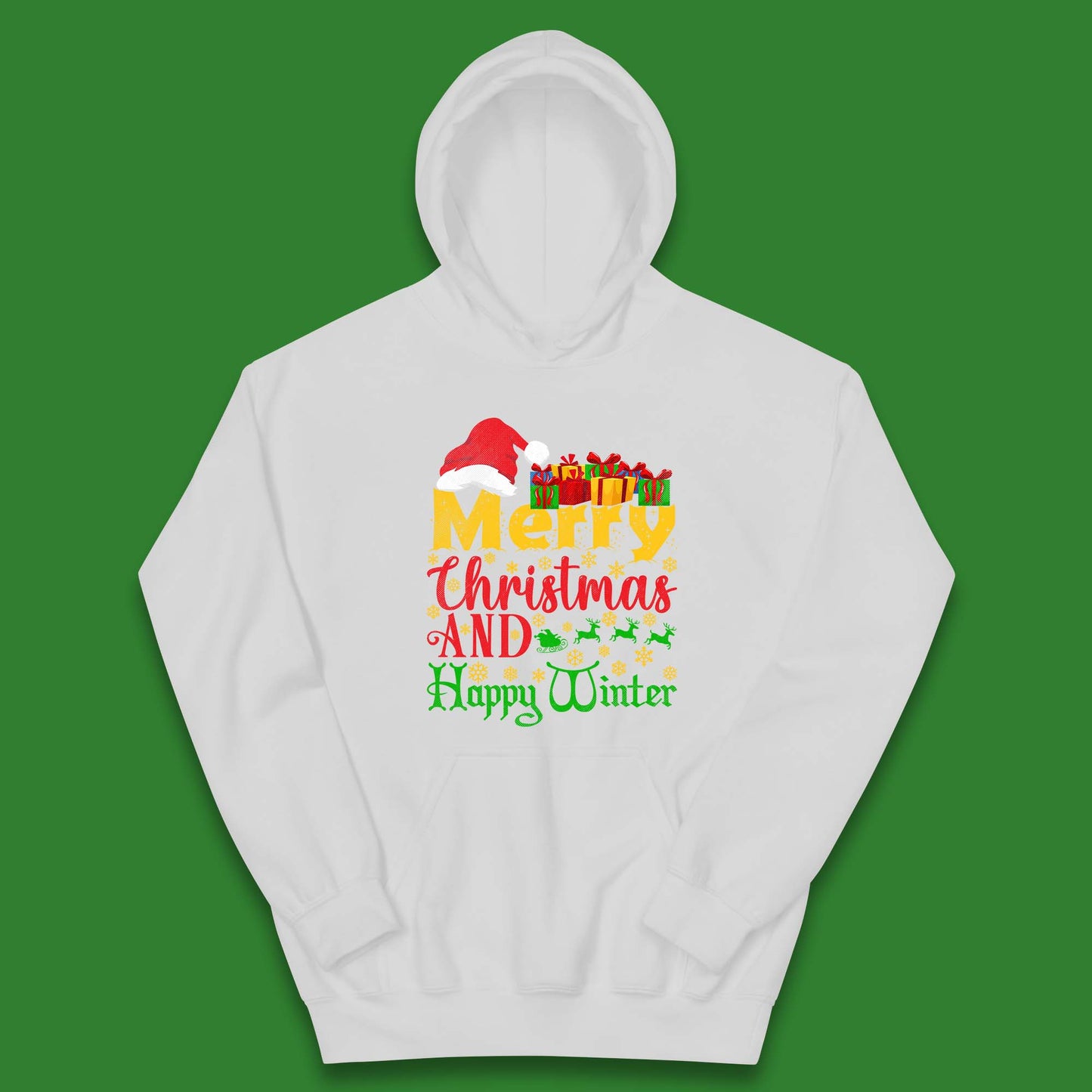 merry christmas and happy winter hoodie