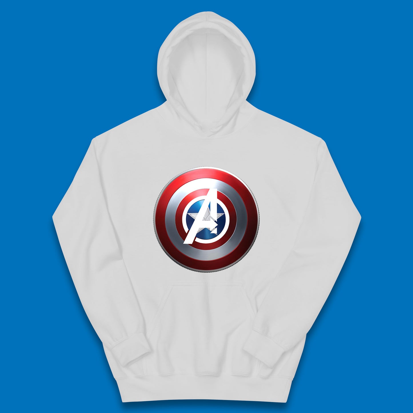 Captain America's Shield Marvel Avengers Captain America Cosplay The Captain Steven Rogers Kids Hoodie