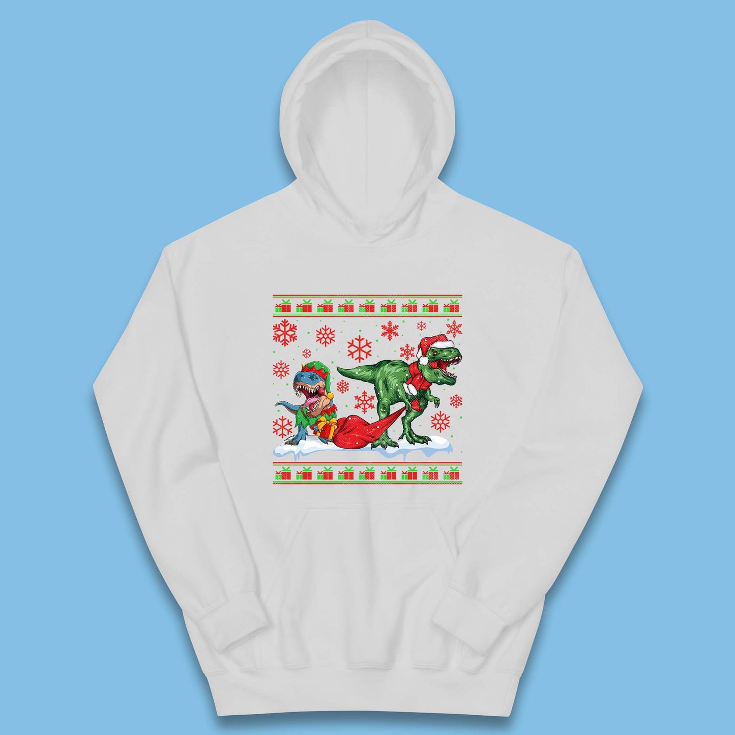 santa & elf costume hoodie
