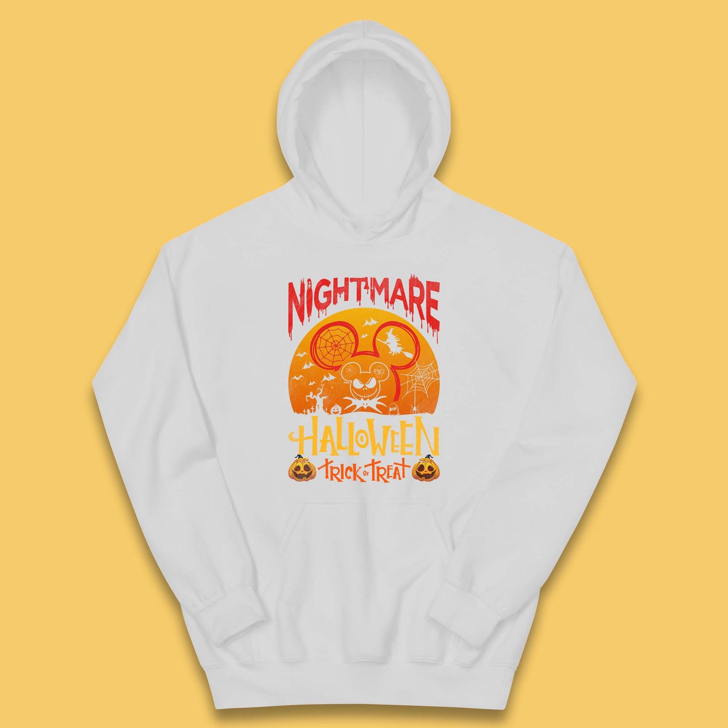 halloween mickey mouse jack skellington hoodie