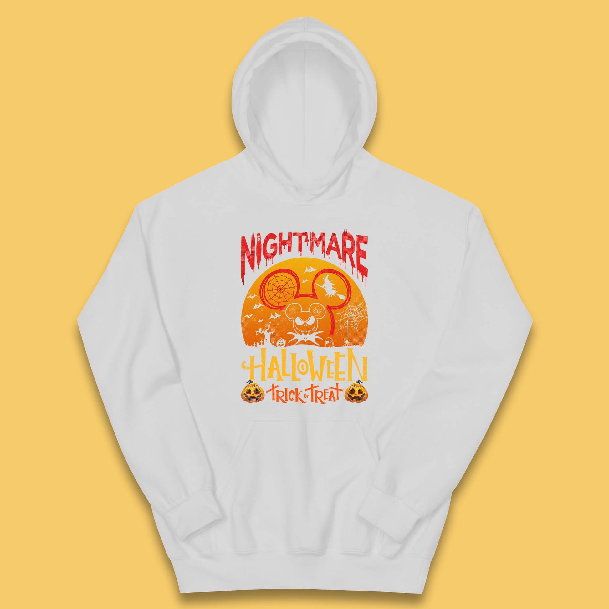 halloween mickey mouse jack skellington hoodie