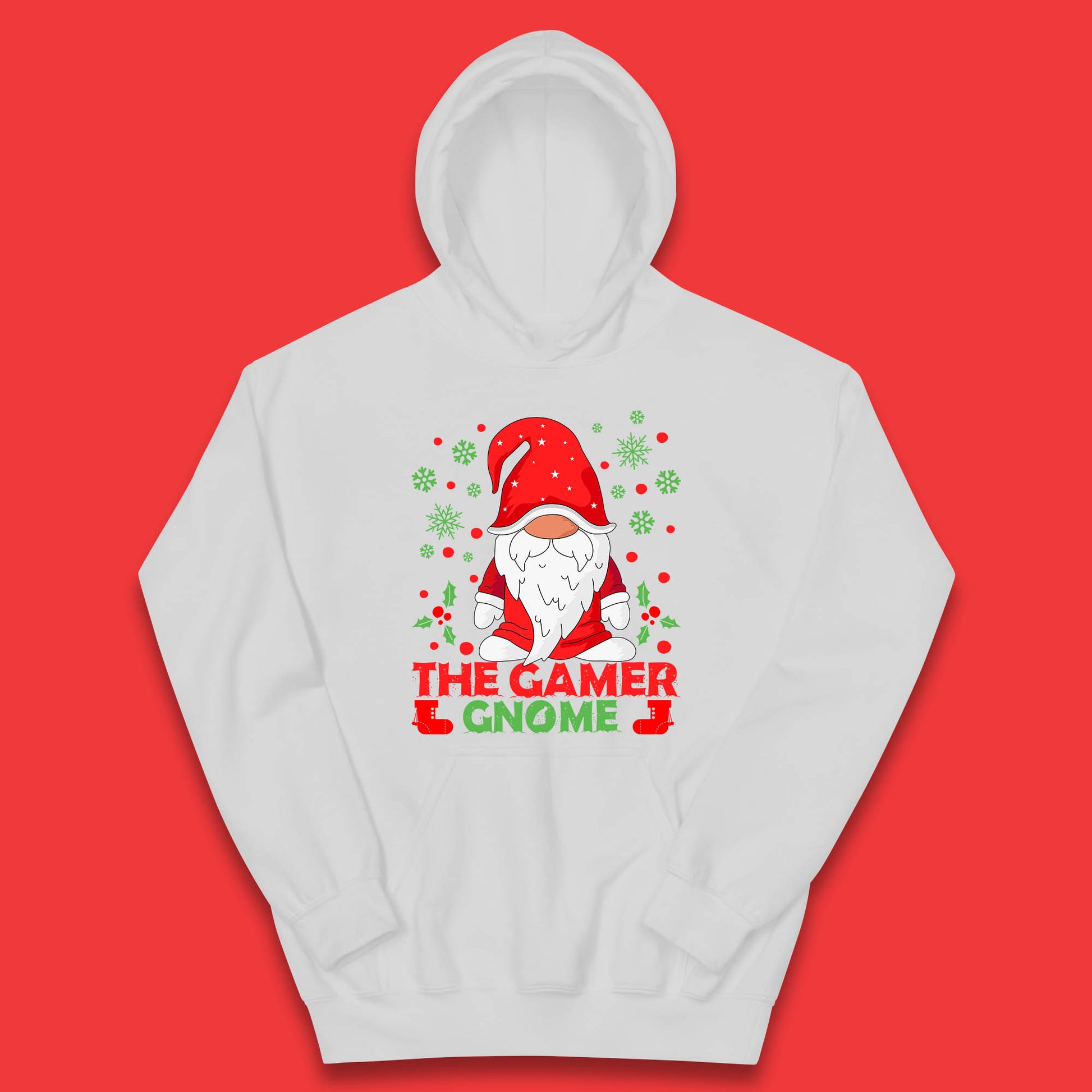 the gamer gnome christmas hoodie
