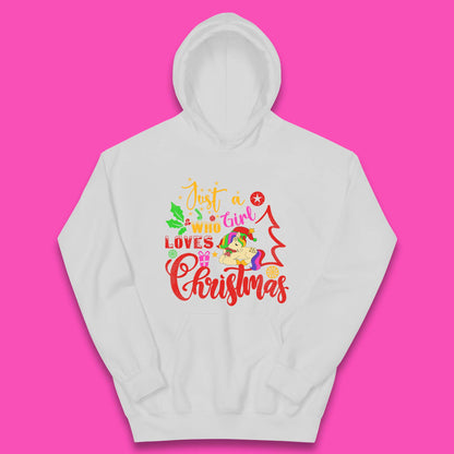 Unicorn Christmas Kids Hoodie