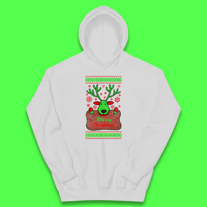 merry christmas reindeer hoodie