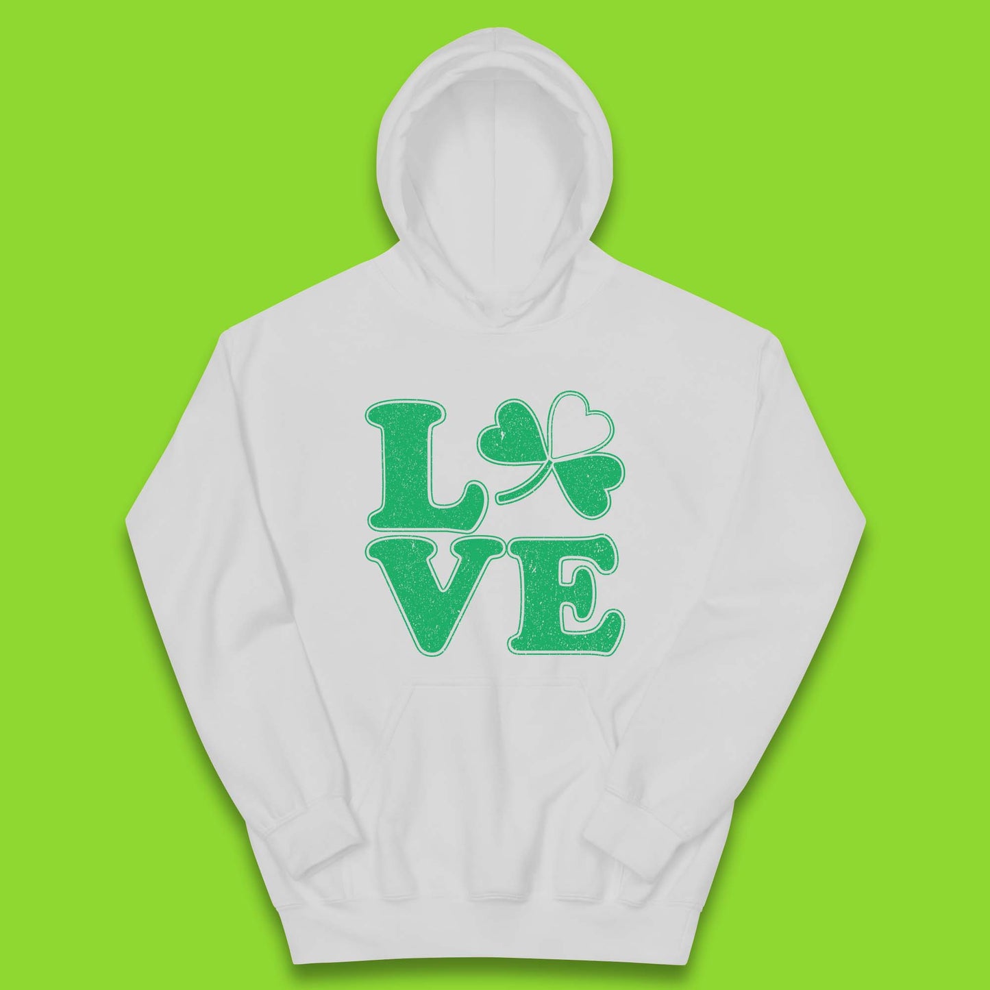 Shamrock Love Kids Hoodie