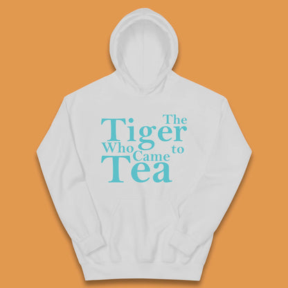 The Tiger Who Came To Tea Story Book Kids Hoodie