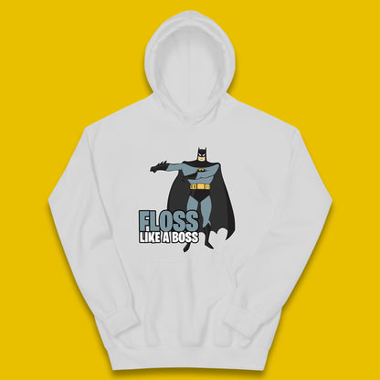 Batman Floss Like A Boss DC Comics Action Adventure Superheros Movie Character Kids Hoodie