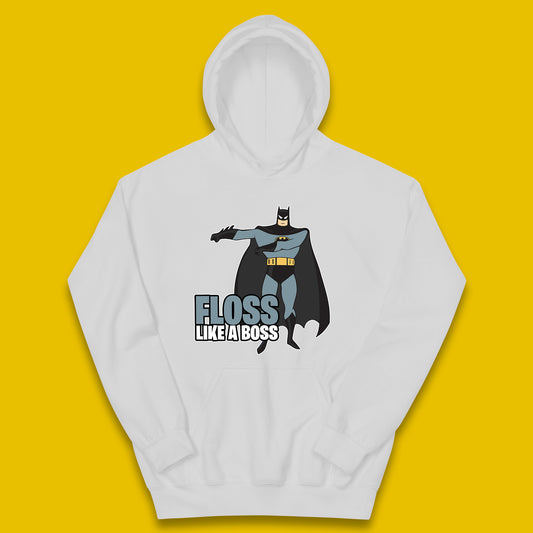 Batman Floss Like A Boss DC Comics Action Adventure Superheros Movie Character Kids Hoodie