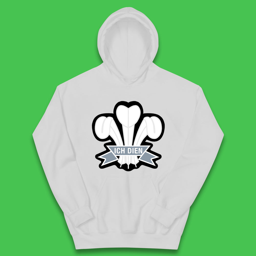 Vintage Wales Rugby Retro Style Wales National Rugby Union Team Welsh Rugby Union Kids Hoodie