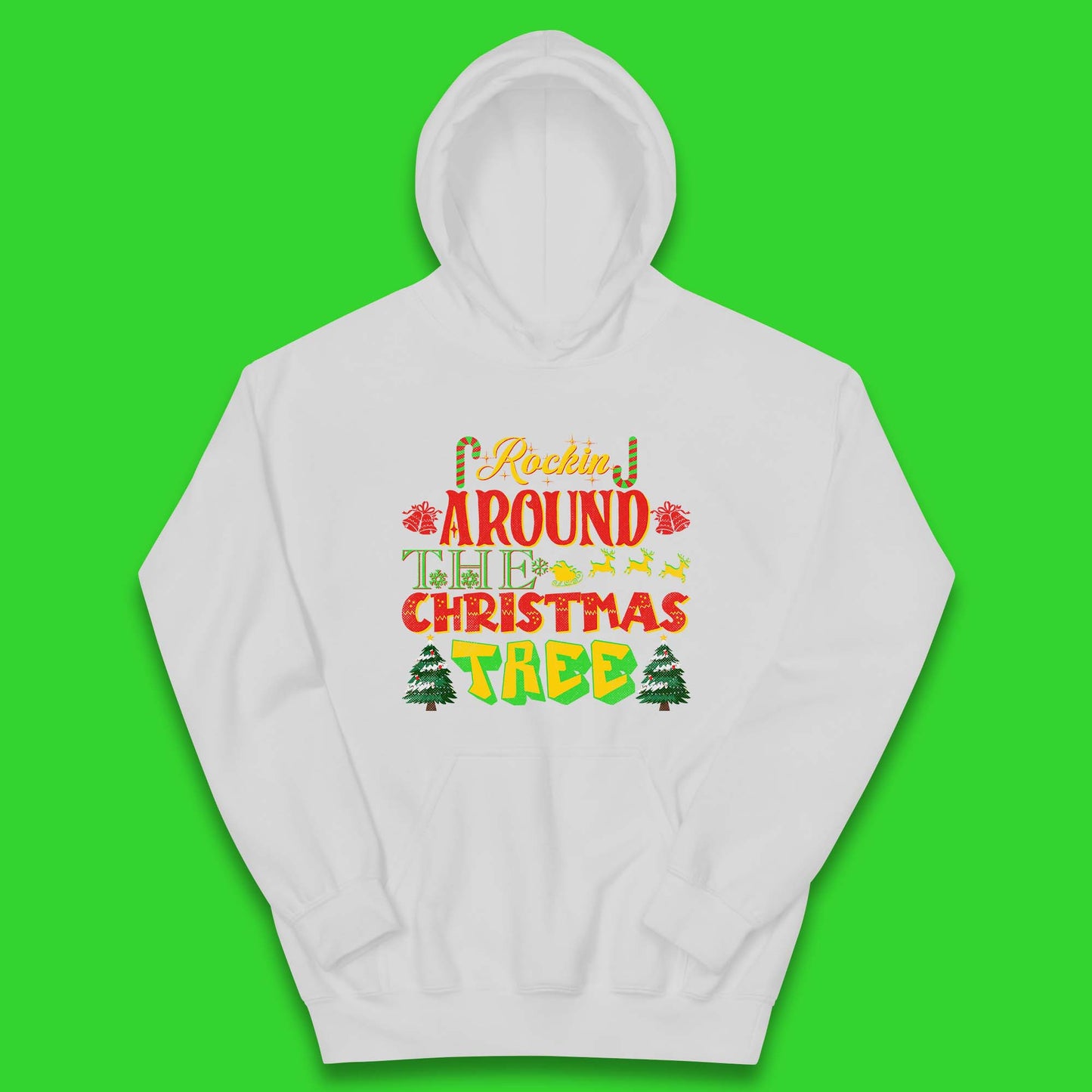 rockin around the christmas tree hoodie