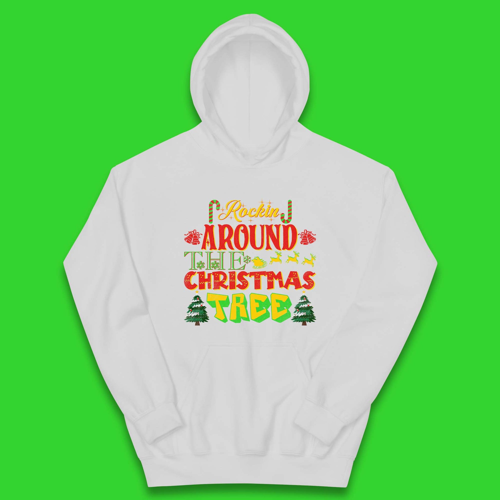 rockin around the christmas tree hoodie