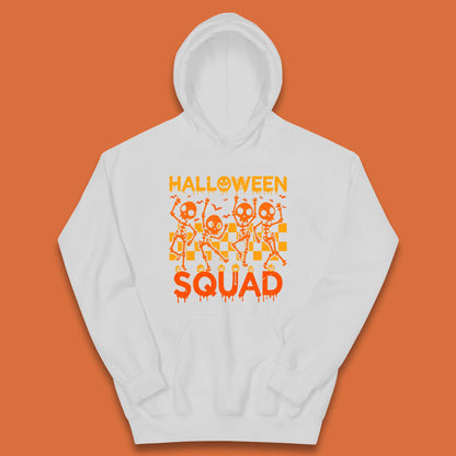 Halloween Squad Dancing Skeletons Squad Goals Dancing Halloween Skull Kids Hoodie