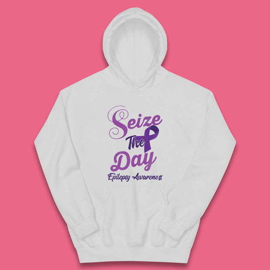 Seize the Day Epilepsy Awareness Kids Hoodie
