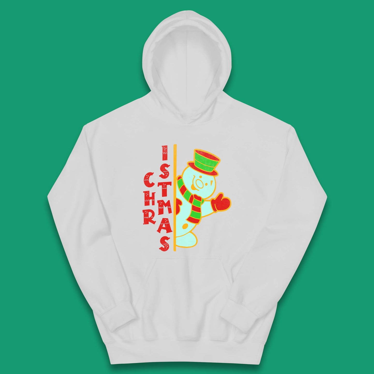 Christmas Snowman Kids Hoodie