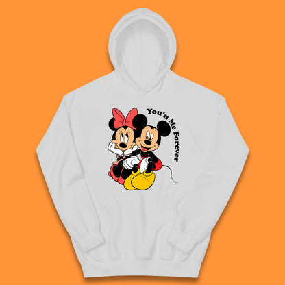You'n Me Forever Disney Mickey & Minnie Mouse Disneyland Cartoon Characters Disney World Walt Disney Kids Hoodie