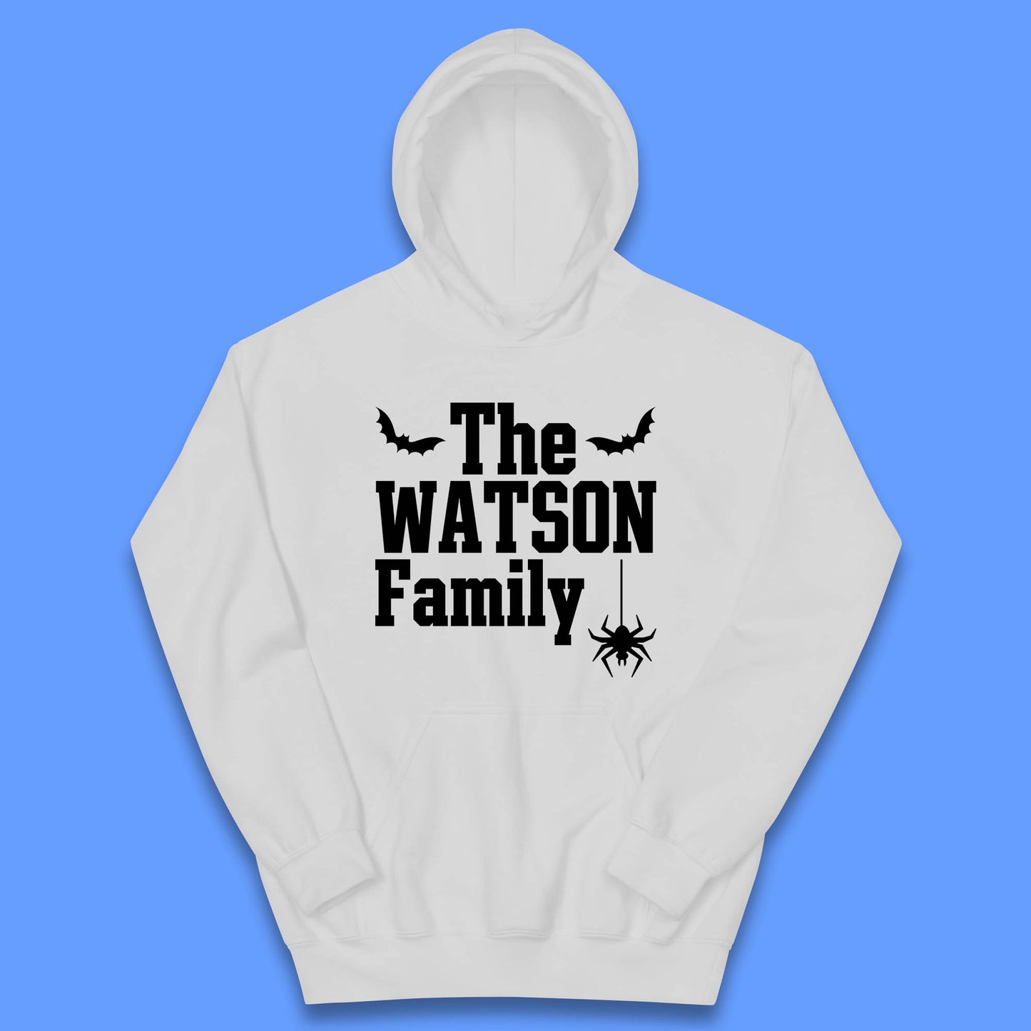 Personalised Halloween Family Your Name Horror Scary Spooky Matching Costume Kids Hoodie