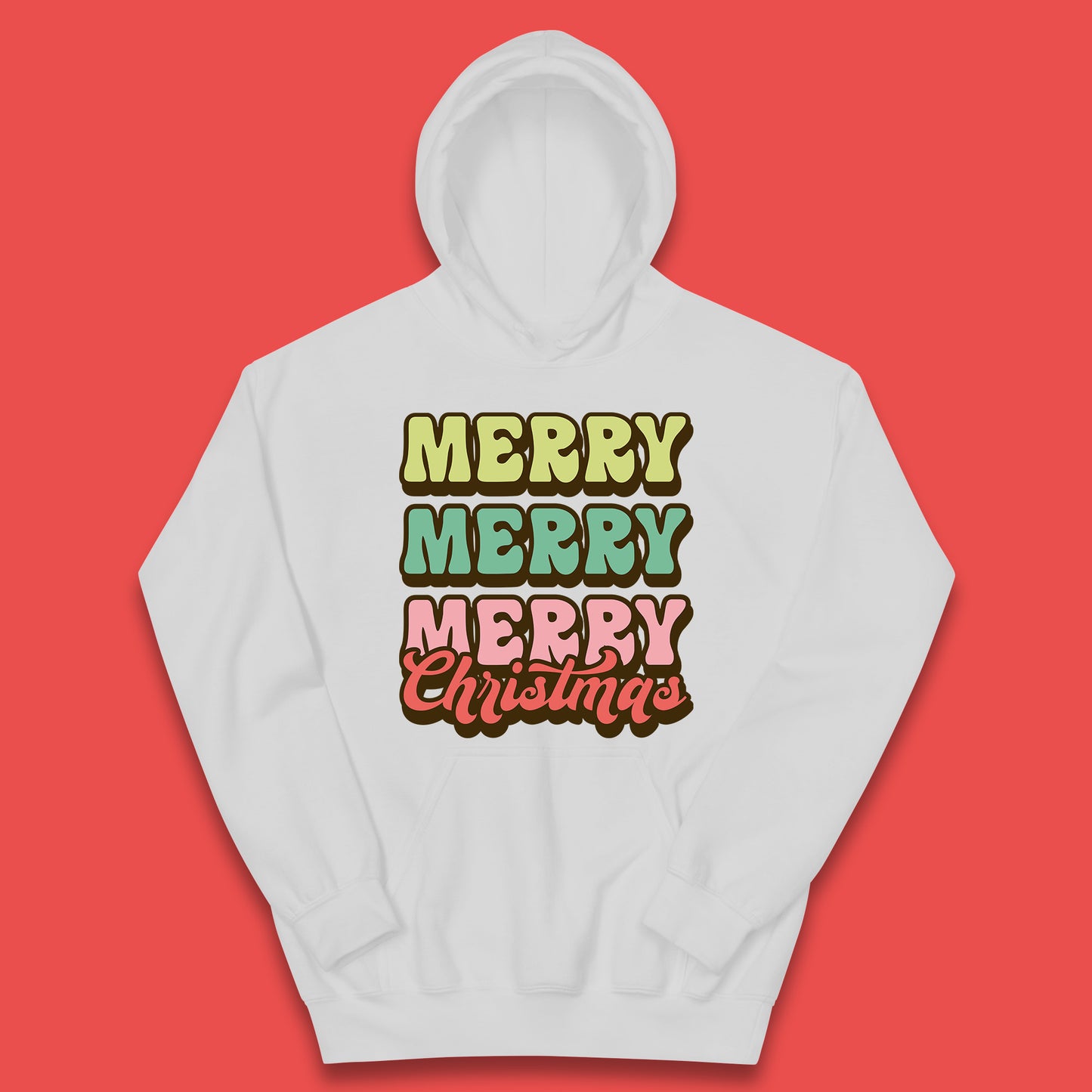 merry merry merry christmas hoodie