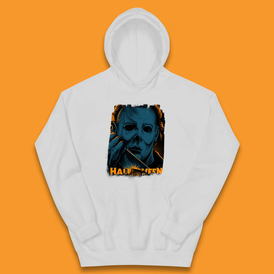 Halloween (1978) Poster Slasher Film Michael Myers Halloween Horror Thriller Movie Character Kids Hoodie