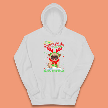 christmas pug dog hoodie