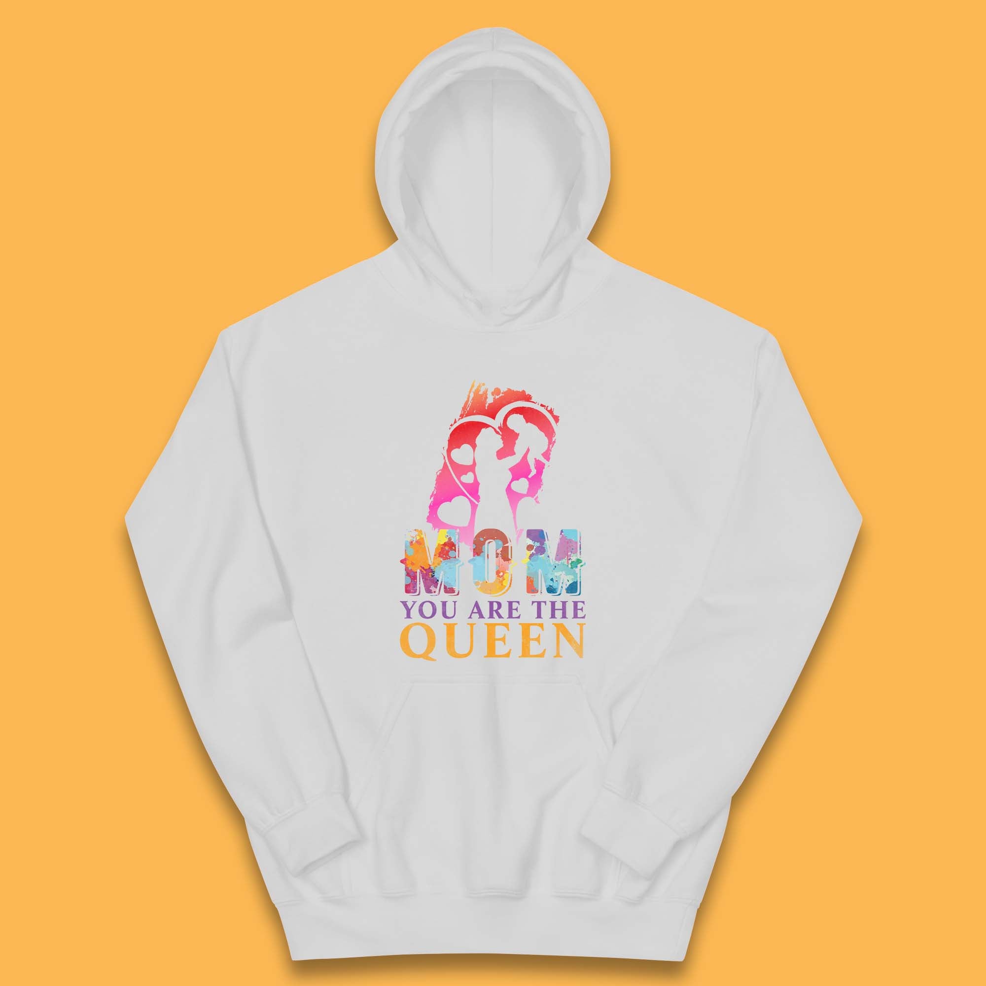 Mom You Are The Queen Kids Hoodie
