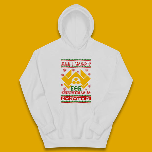 Want Nakatomi For Christmas Kids Hoodie