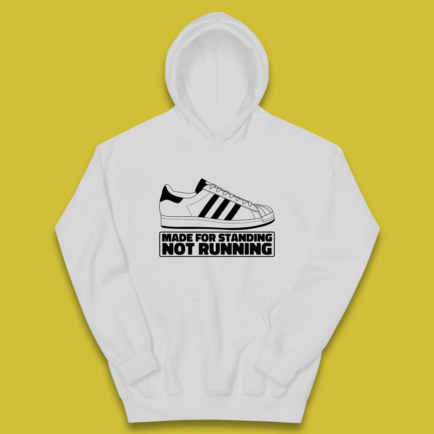 Made For Standing Not Running Football Hooligan Trimm Trab Terraces Kids Hoodie