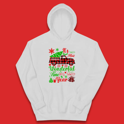 Wonderful Time Of The Year Christmas Kids Hoodie